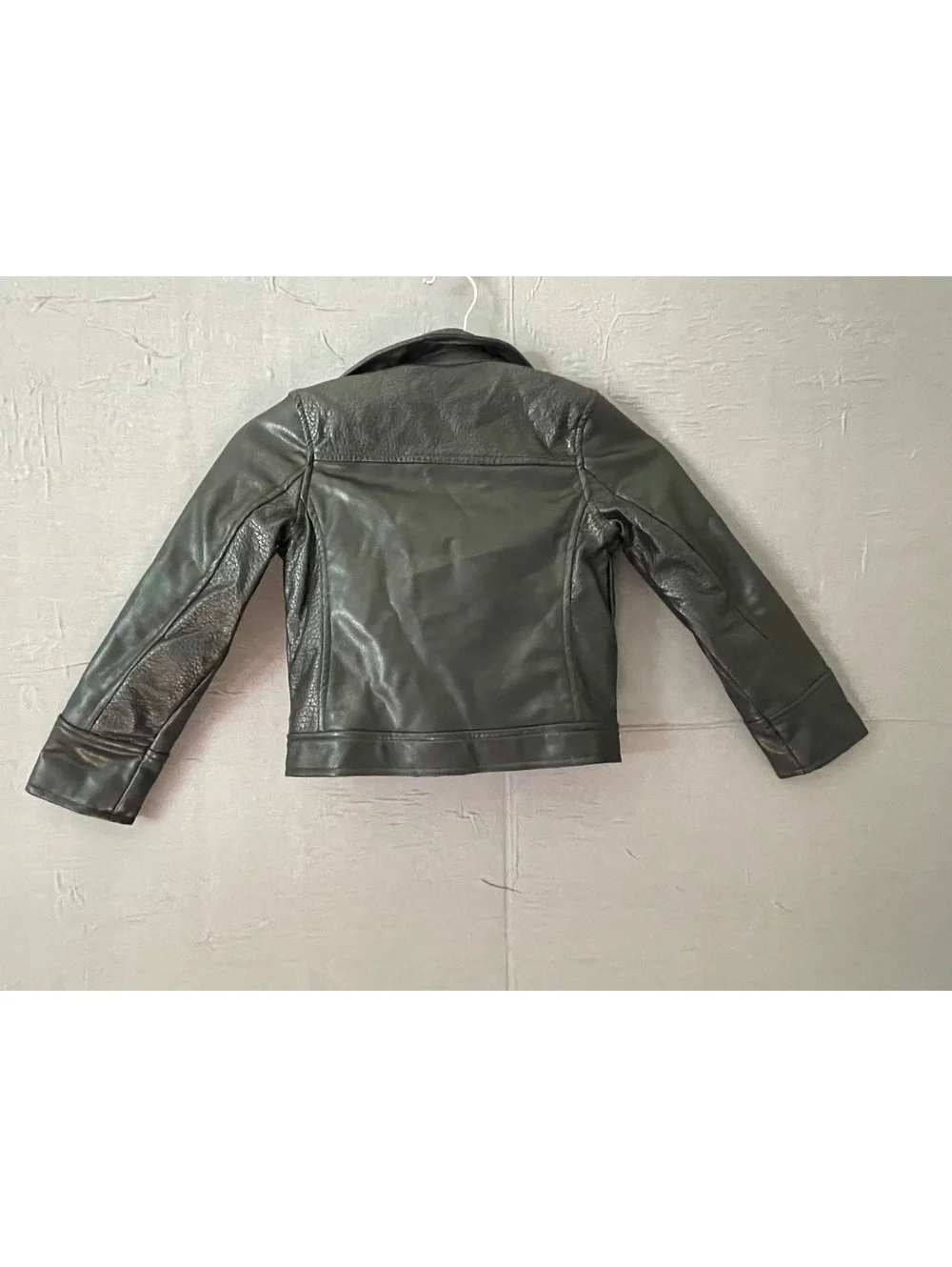 Art Class Kids Faux Leather Moto Jacket NWT Black Size XS 4/5 Biker Coat